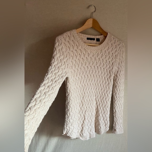 Cream knit sweater - Picture 3 of 5